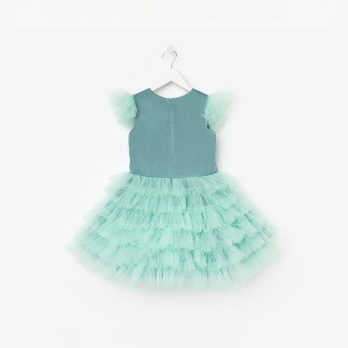 Платье нарядное для девочки KAFTAN с крылышками, цвет мятный, рост 122-128 см