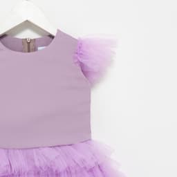 Платье нарядное для девочки KAFTAN с крылышками, лиловое, рост 122-128 см