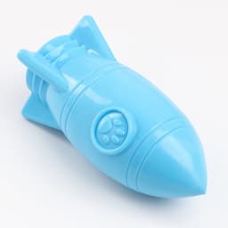 Игрушка под лакомства «Ракета», 7.8×7.8×13.5 см, синяя