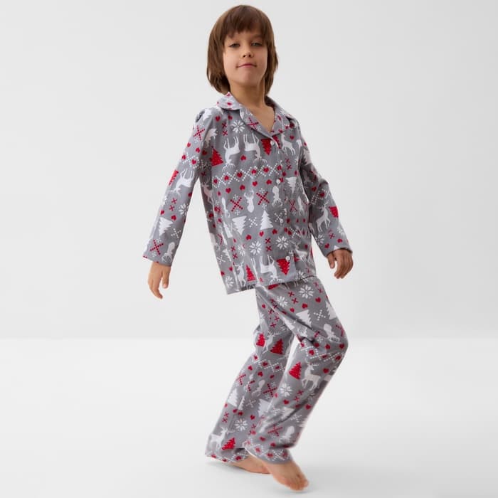 Пижама детская KAFTAN «Скандинавия» размер 32 (110-116 см)