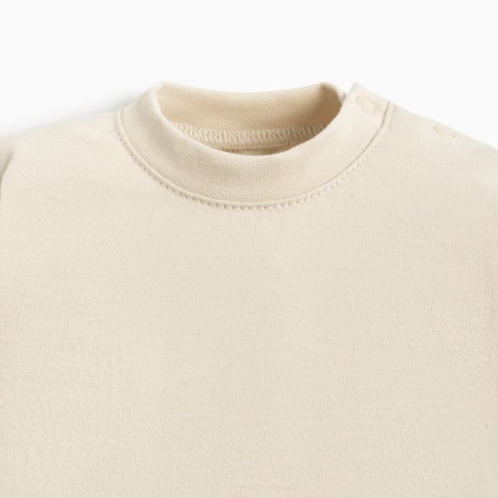 Лонгслив «Крошка Я» BASIC LINE, рост 62-68 см, молочный