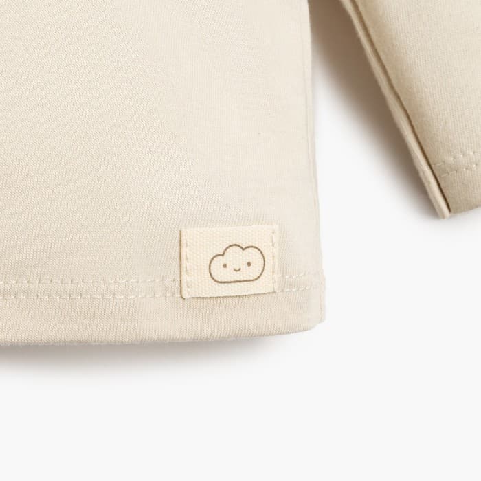 Лонгслив «Крошка Я» BASIC LINE, рост 62-68 см, молочный