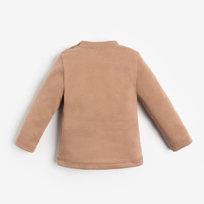 Лонгслив «Крошка Я» BASIC LINE, рост 68-74 см, коричневый