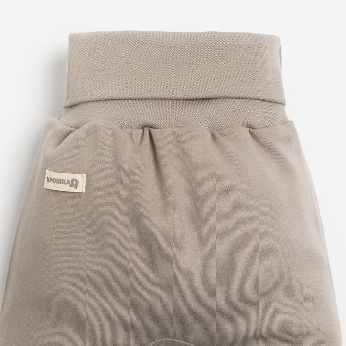 Ползунки - штанишки «Крошка Я» BASIC LINE, рост 62-68 см, бежевые
