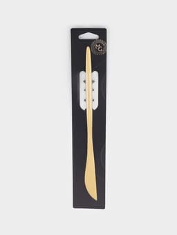 Нож столовый Magistro «Фолк», длина 22 см, нержавеющая сталь, золотистый