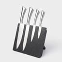 Держатель для ножей магнитный Доляна «Зефир», 22×24 см, чёрный