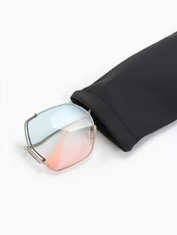 Чехол для очков на хлопушке, размер 17×0.5×9 см, чёрный