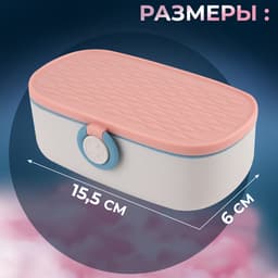 Швейный набор Premium, 43 предмета, в двухъярусном боксе, 15.5×6 см, МИКС