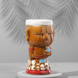 Стакан для коктейлей «Вождь Маори» керамический, 400 мл