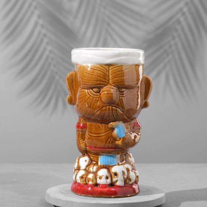 Стакан для коктейлей «Вождь Маори» керамический, 400 мл