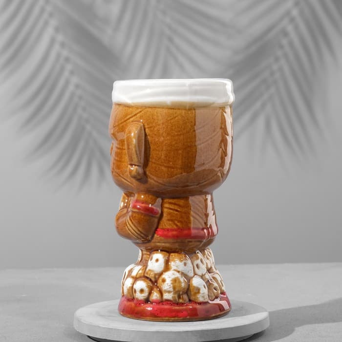 Стакан для коктейлей «Вождь Маори» керамический, 400 мл