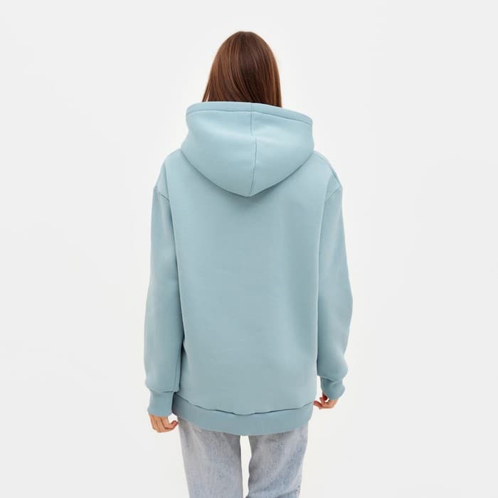 Худи женское MINAKU: Casual Collection цвет серо-голубой, р-р 46-48