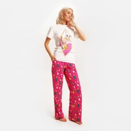 Пижама новогодняя женская (футболка, брюки) KAFTAN Girl, размер 40-42