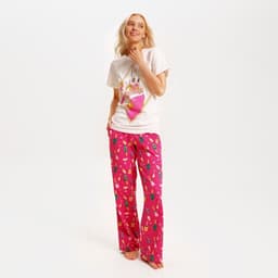 Пижама новогодняя женская: футболка, брюки, KAFTAN Girl, размер 44-46