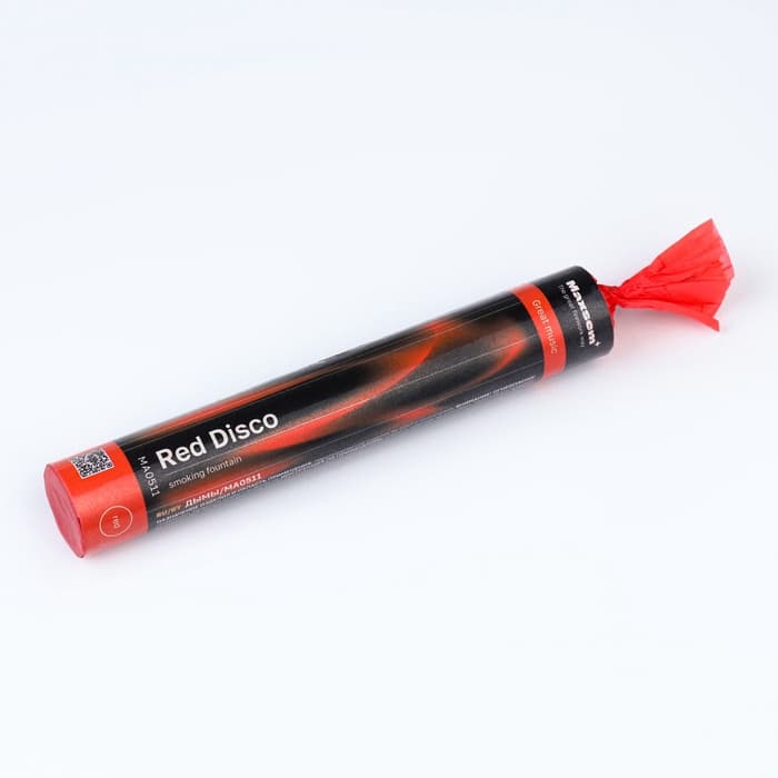 Цветной дым красный, заряд 0.8 дюйма, ПРОФИ, высокая интенсивность, 60 сек