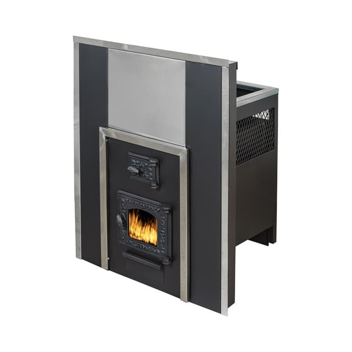 Экран защитный для печи "Радуга 21, 30, 31", с нержавеющей рамкой, толщина стали 1 мм