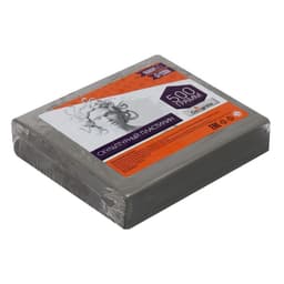 Пластилин скульптурный 500 г Calligrata твёрдый, серый