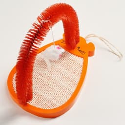 Комплекс для кошек с сизалевой когтеточкой, аркой - чесалкой и мышкой, цвет МИКС