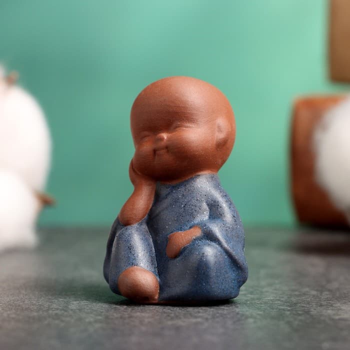 Фигурка керамика TAKE IT EASY «Маленький Будда в раздумьях», 4.5×3.5 см