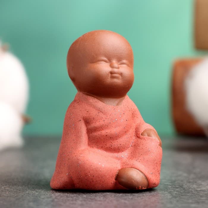 Фигурка керамика TAKE IT EASY «Маленький Будда», 5×4 см, МИКС