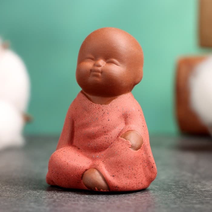 Фигурка керамика TAKE IT EASY «Маленький Будда», 5×4 см, МИКС