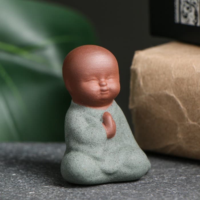 Фигурка керамика TAKE IT EASY «Маленький Будда», 5×4 см, МИКС