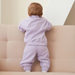Костюм детский (толстовка, брюки) MINAKU цвет сиреневый, рост 68-74