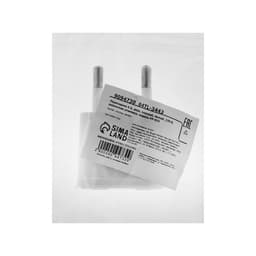 Переходник с американской вилки на евророзетку, плоский, 6 А, белый, 220 В