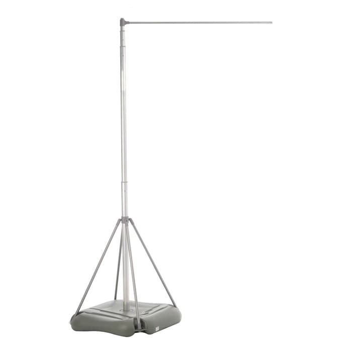 Флагшток напольный 5 м, телескопический, платформа 80×80 см