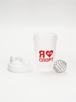 Шейкер спортивный «Я люблю спорт», 400 мл