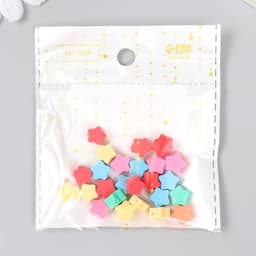 Набор бусин для рукоделия и плетения «Арт Узор. Яркие звёздочки», 25 шт., 0.5×0.9×0.9 см