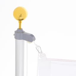 Флаг России 90×150 см, флагшток уличный, 7.5 метров, d=5 см