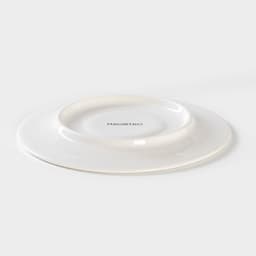 Блюдце фарфоровое Magistro Crotone, d=15.5 см, белое