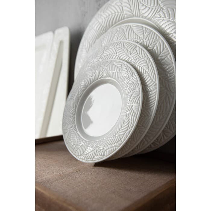 Блюдце фарфоровое Magistro Crotone, d=15.5 см, белое