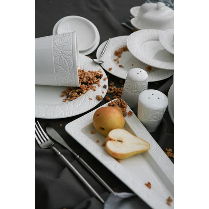 Банка для сыпучих Magistro Crotone, 600 мл, 12.5×15.4 см, фарфор, белая