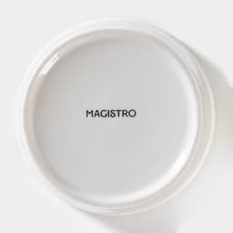 Банка для сыпучих Magistro Crotone, 600 мл, 12.5×15.4 см, фарфор, белая