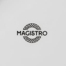 Банка для сыпучих Magistro Rodos, 600 мл, 12.5×15.4 см, фарфор, белая