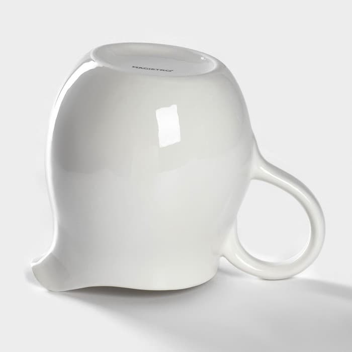 Кувшин Magistro «Бланш», 600 мл, фарфор, белый