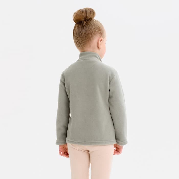 Толстовка детская флисовая MINAKU, цвет оливковый, размер 110 см