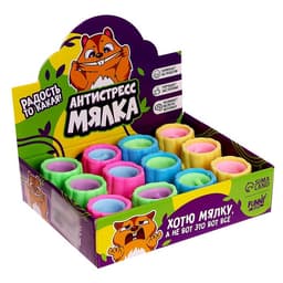Антистресс сквиш мялка Funny toys «Радость то какая!», в шоубоксе, МИКС