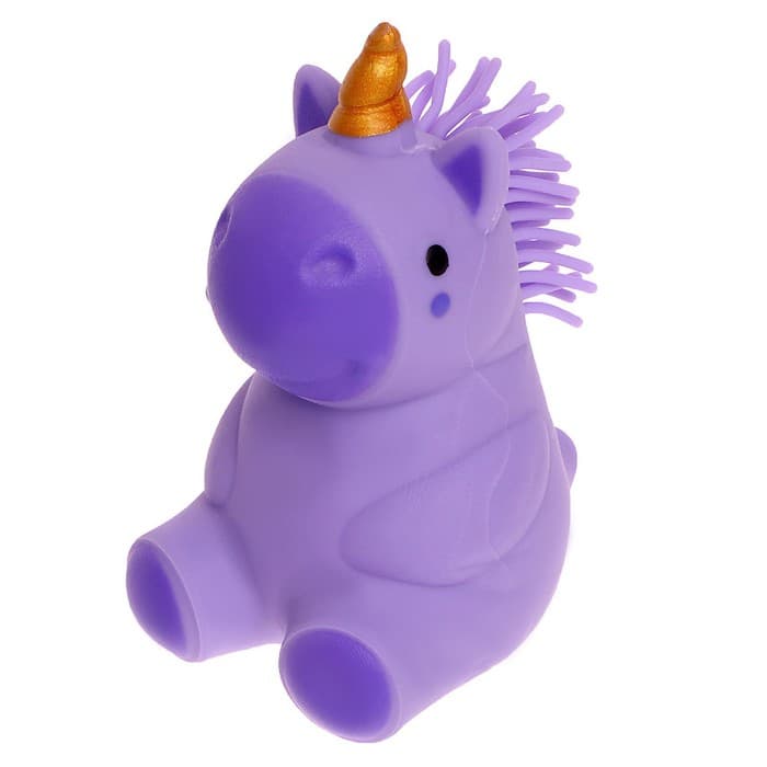 Антистресс сквиш мялка Funny toys «Единорожка», с пастой, в шоубоксе, МИКС