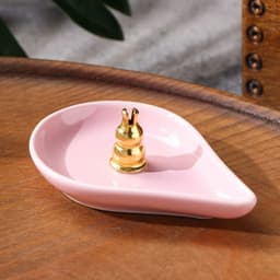 Подставка для благовоний конусов, палочек, порошковых TAKE IT EASY «Капля», сирень, 6.9×2.6×8.8 см