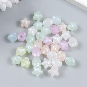 Набор бусин для рукоделия и плетения «Арт Узор. Звёзды. Блеск», 20 г 1×1.1×1.1 см