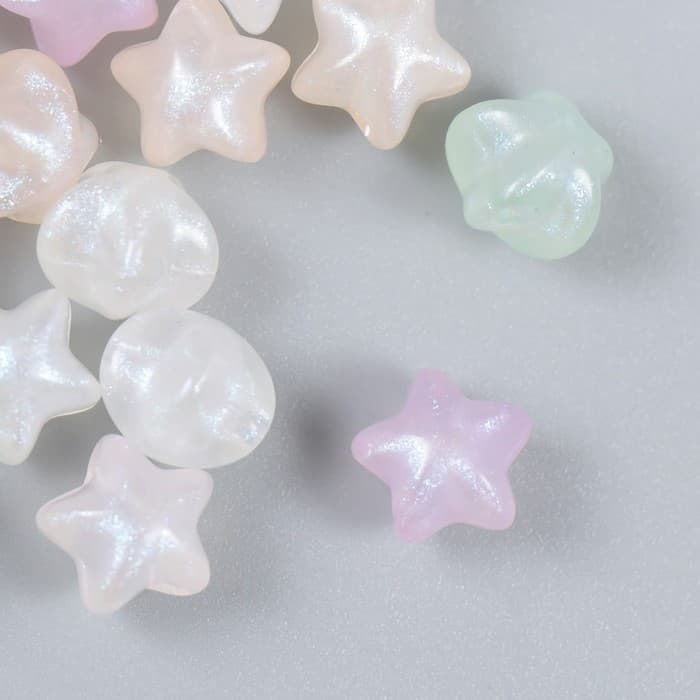 Набор бусин для рукоделия и плетения «Арт Узор. Звёзды. Блеск», 20 г 1×1.1×1.1 см