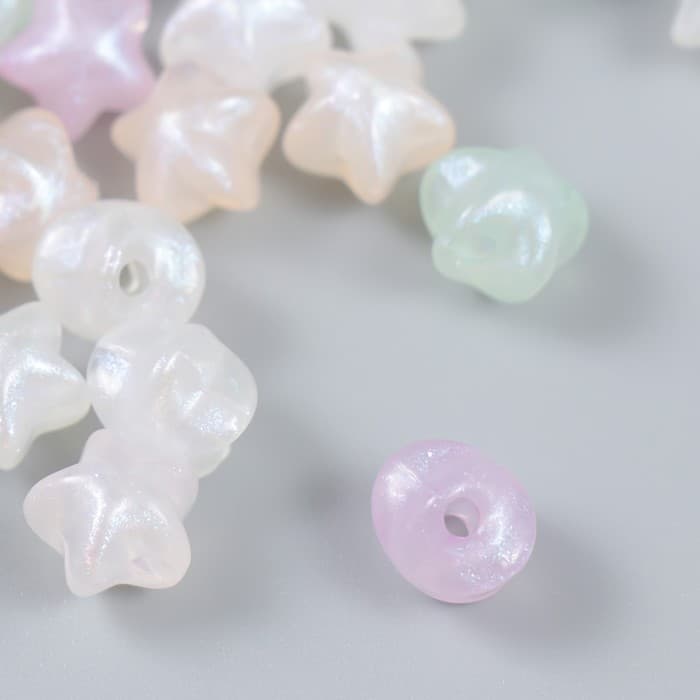 Набор бусин для рукоделия и плетения «Арт Узор. Звёзды. Блеск», 20 г 1×1.1×1.1 см