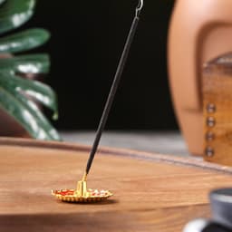 Подставка для благовоний TAKE IT EASY «Лотос малый», эмаль красный