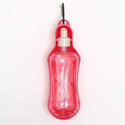 Поилка прогулочная фигурная, 500 мл, с мягким носиком, пластик, розовая