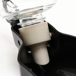 Поилка прогулочная фигурная, 500 мл, с мягким носиком, пластик, чёрная