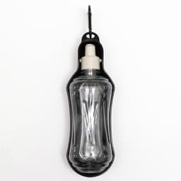 Поилка прогулочная фигурная, 500 мл, с мягким носиком, пластик, чёрная