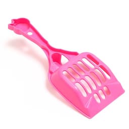 Совок «Удача», 24×9.5 см, с креплением к лотку, пластик, розовый